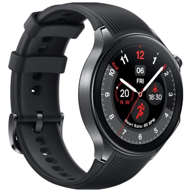 El Oneplus Watch 2 tiene un diseño sobrio y el levante y aunque no es el reloj inteligente más elegante del mercado es bastante bonito y funcional con dos botones que sirven para acceder al menú principal de aplicaciones, volver atrás o abrir el registro de actividades deportivas