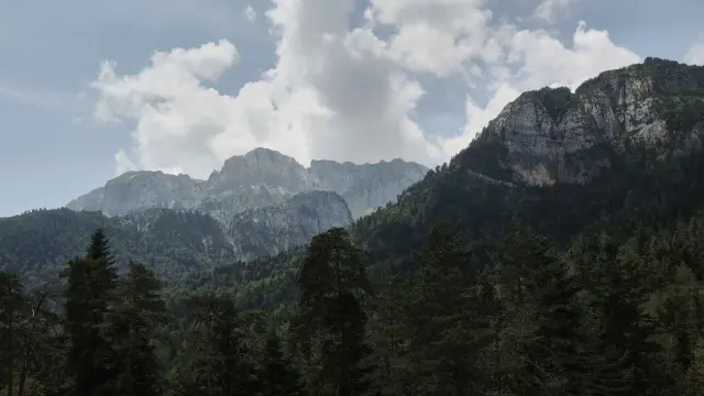 La Boca del Infierno, a la entrada de la Selva de Oza, es una garganta impresionante del Pirineo aragonés
