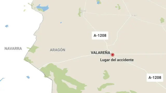 Localización del accidente