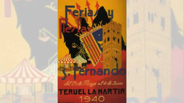 Cartel fiesta de Teruel 1940.