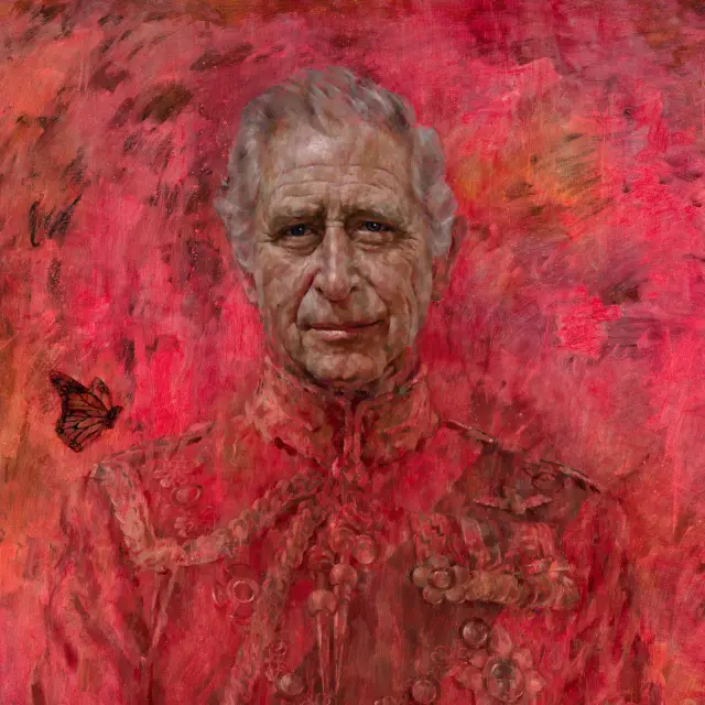 Retrato de Carlos III realizado por el artista Jonathan Yeo
