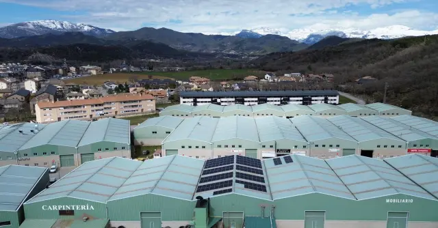 Comunidad solar de Iberdrola en Aínsa.