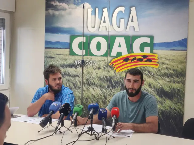 Alberto Sanjuán y Jorge Cajo, corresponsables del sector de Fruta en UAGA.