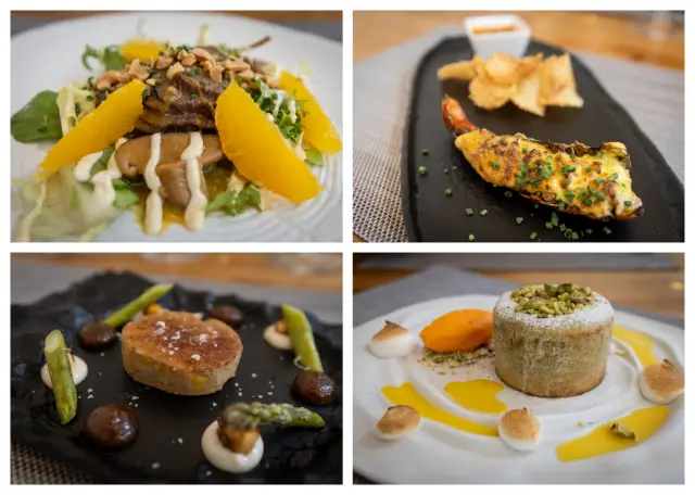 Algunos platos de la nueva carta de Saucco en Zaragoza