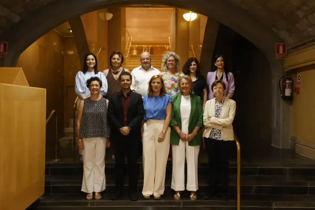 Participantes en la reunión de la Comisión de Salud Pública del Consejo Interterritorial del Sistema Nacional de Salud, este jueves en Zaragoza.