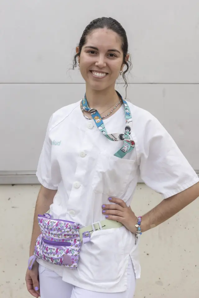 Gloria López, enfermera.