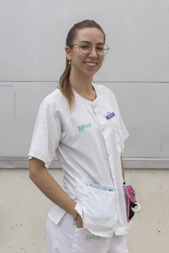 Rebeca Gonzalvo, enfermera.