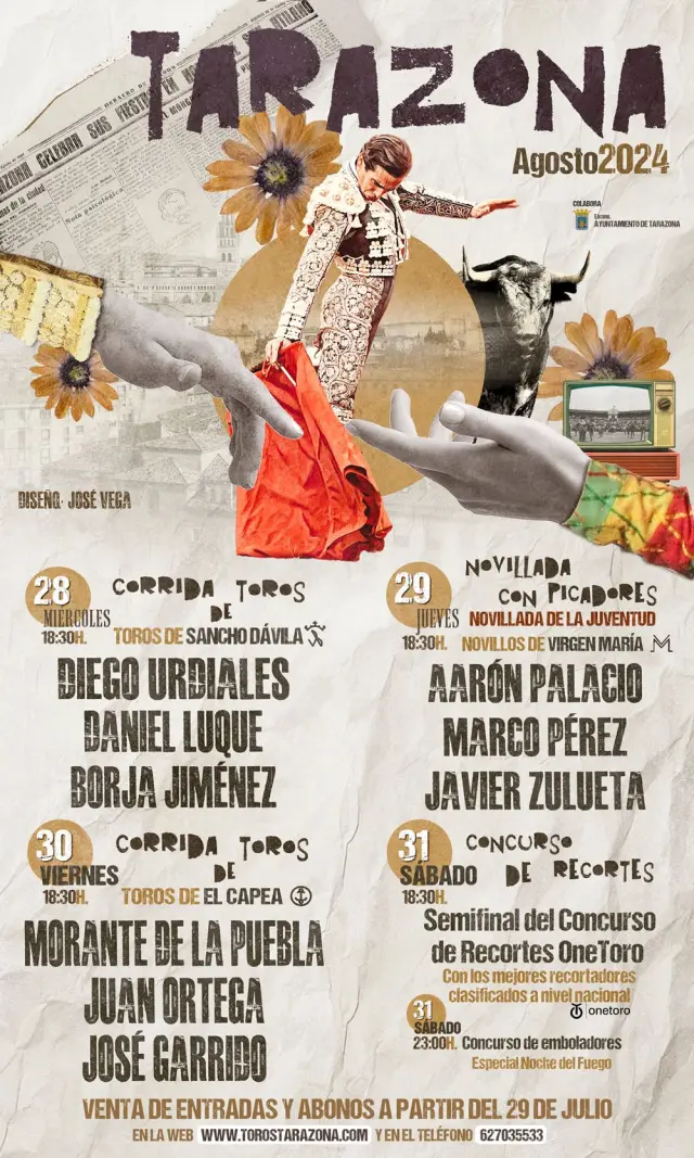 Cartel de la feria de Tarazona 2024