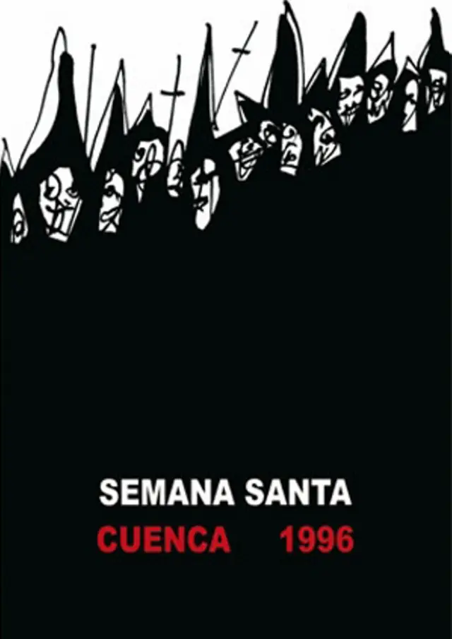 Cartel de Antonio Saura para la Semana Santa de Cuenca.