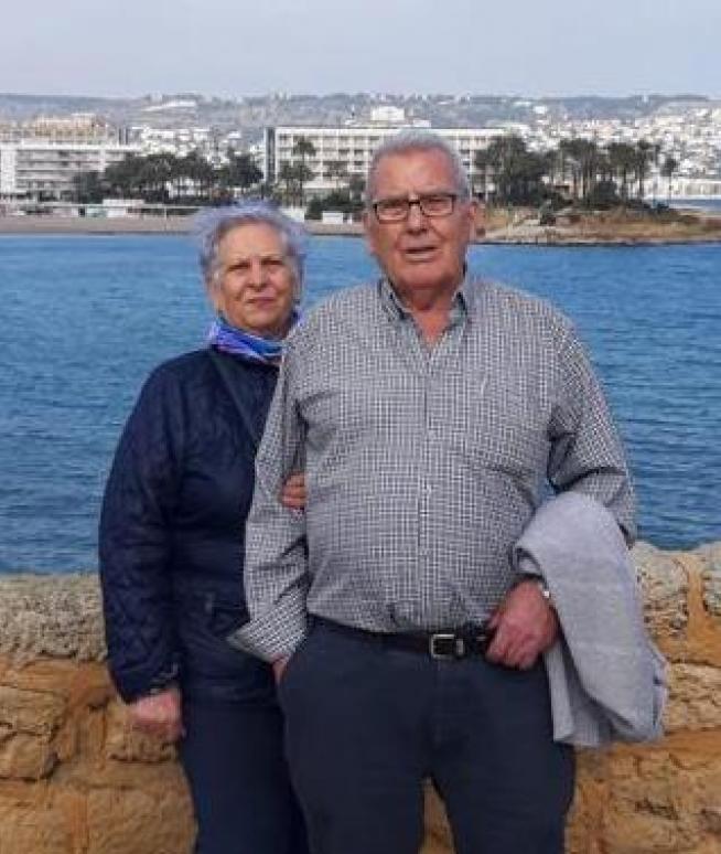 Soledad Castello, de 72 años, y su marido, Manuel Monferrer, de 77 años.