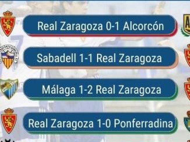 Así llega el Real Zaragoza partido contra el Oviedo