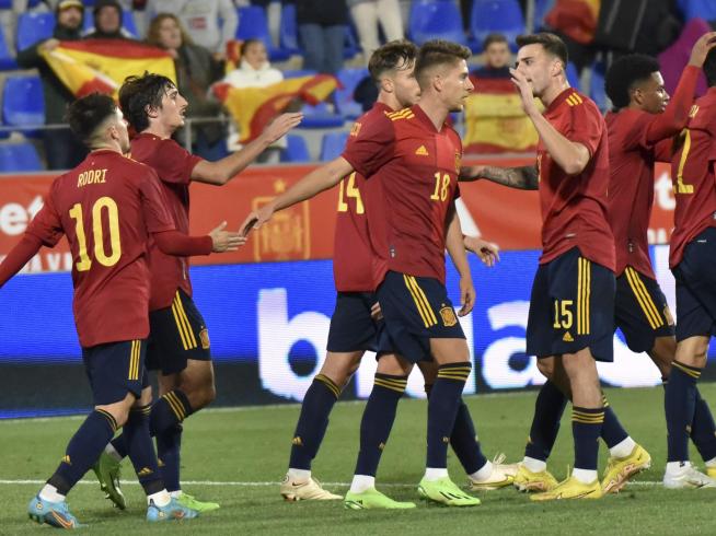 La selección española sub-21 golea en a Noruega (3-0)