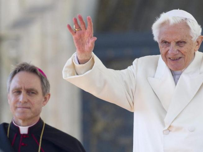 El adiós de Benedicto XVI