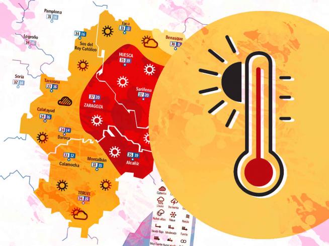 Cantina recuerda Sueño áspero Temperatura ahora en Zaragoza: previsión del tiempo del viernes 23 de julio