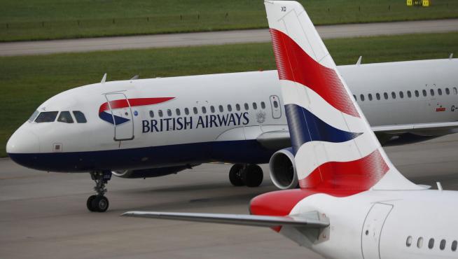 Aviones de British Airways en el aeropuerto de Heathrow (Londres).