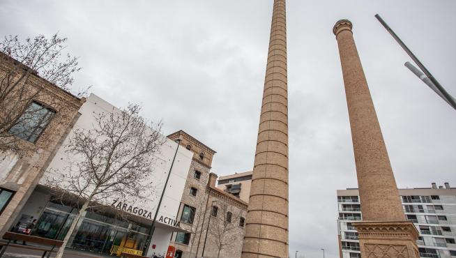 La antigua azucarera alberga las instalaciones de Zaragoza Activa