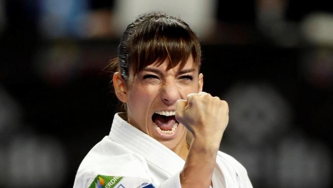 La karateca española, Sandra Sánchez.