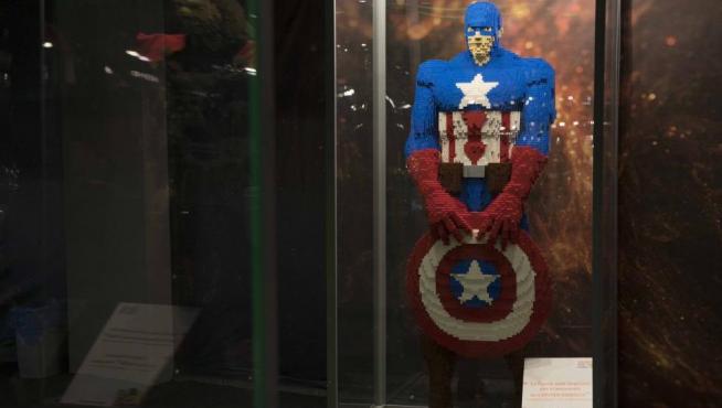 Capitán América, de Los Vengadores, en Lego.