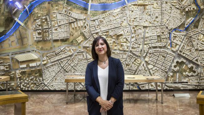 Sara Fernández, hace dos años en el Ayuntamiento de Zaragoza