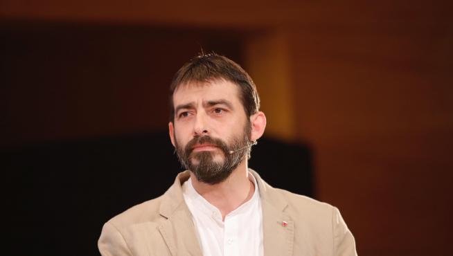 Álvaro Sanz, candidato de IU al Gobierno de Aragón.