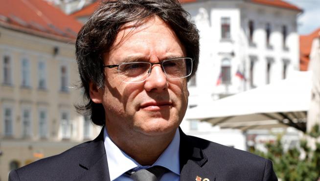 Puigdemont arranca su campaña a las europeas en Eslovenia.