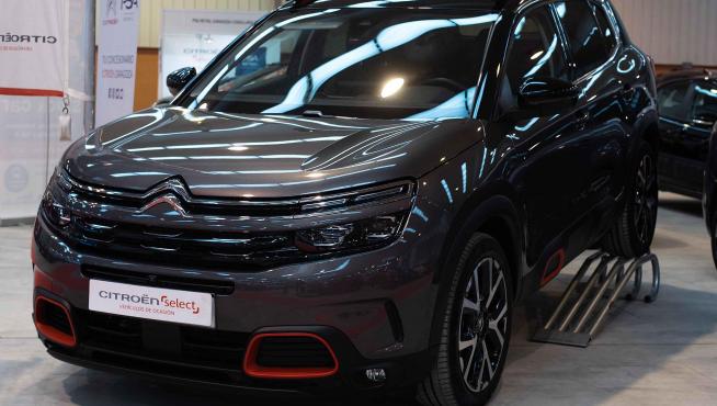 El Citröen C5 Aircross, en la Feria de Zaragoza.