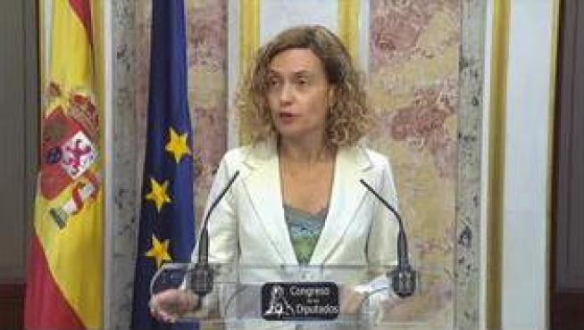 Lo ha anunciado la presidenta del Congreso, Meritxell Batet