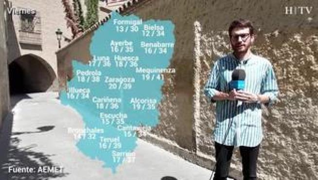Este viernes suben las temperaturas, incluso se superarán los 40ºC. El aviso amarillo por altas temperaturas se extiende hasta el sábado, cuando comienzan a bajar de manera acelerada. En el cielo se esperan nubes y no se descartan chubascos y tormentas.