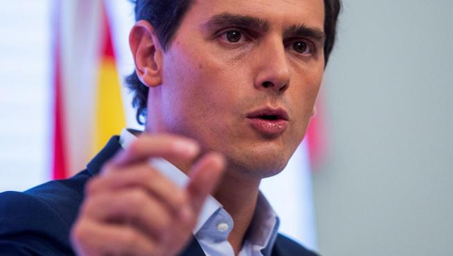 Rivera, durante la rueda de prensa de este lunes