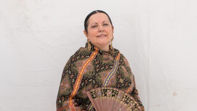 Premio traje mujer de la Ofrenda de Flores 2019.