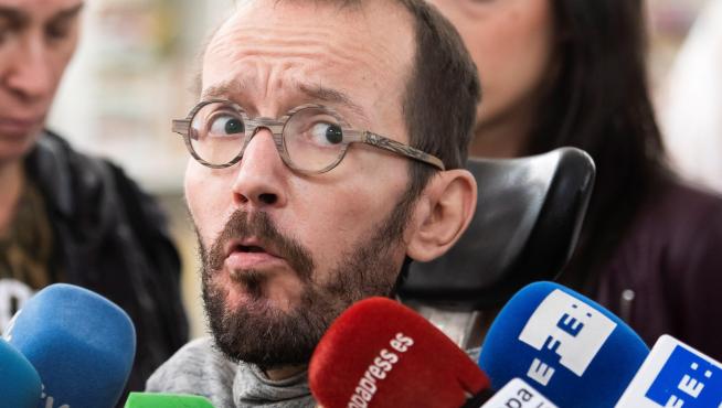Pablo Echenique, este lunes en Sevilla.