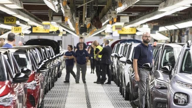 Imagen de la nave de Acabado Final de la planta de Opel PSA en Figueruelas