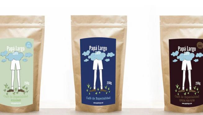 La nueva marca zaragozana de café, Papa Largo.