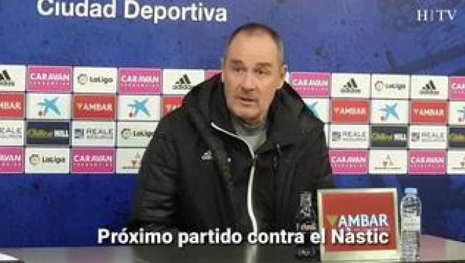 El entrenador del Real Zaragoza, Víctor Fernández, ha hablado este viernes sobre el próximo partido del equipo contra el Nàstic, que tendrá lugar este sábado a las 12.00.