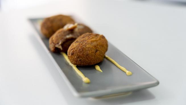 Croquetas del bar Las Mañicas de Teruel