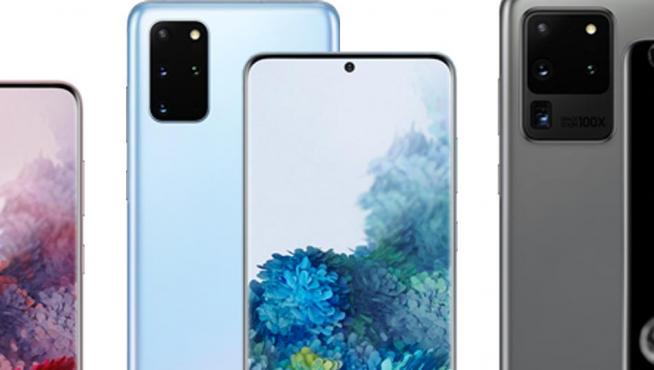 La familia Galaxy S20 va creciendo en pulgadas, número de cámaras y precio.