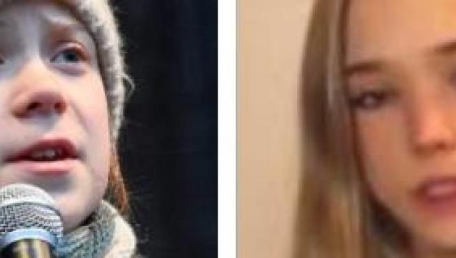 Greta Thunberg y Naomi Seibt