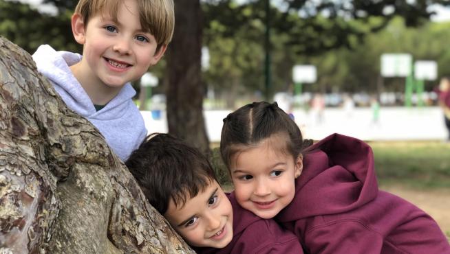 Las zonas verdes del colegio San Gabriel ayudan a desarrollar la creatividad de los alumnos desde la educación infantil hasta el bachillerato.