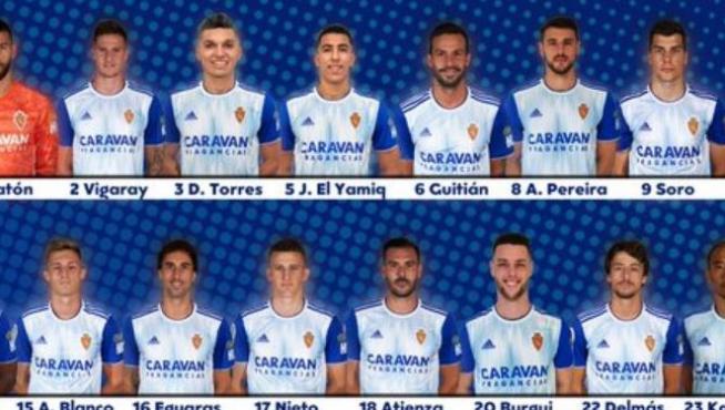 Convocatoria del Real Zaragoza para el choque contra el Málaga