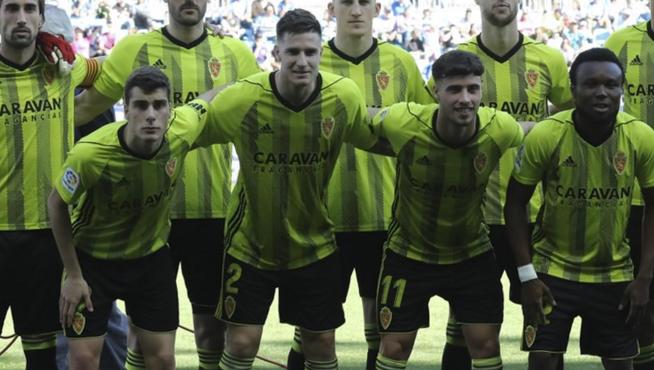 Partido Málaga-Real Zaragoza disputado en el estadio de La Rosaleda