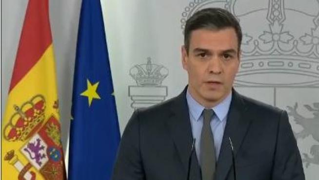 Pedro Sánchez compadece por tercer sábado consecutivo.