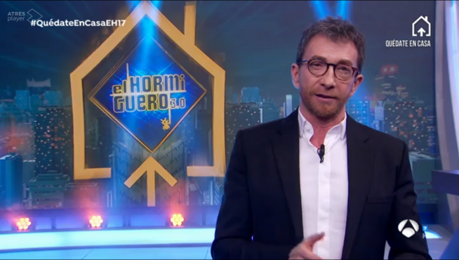 Pablo Motos, en 'El hormiguero: Quédate en casa'.