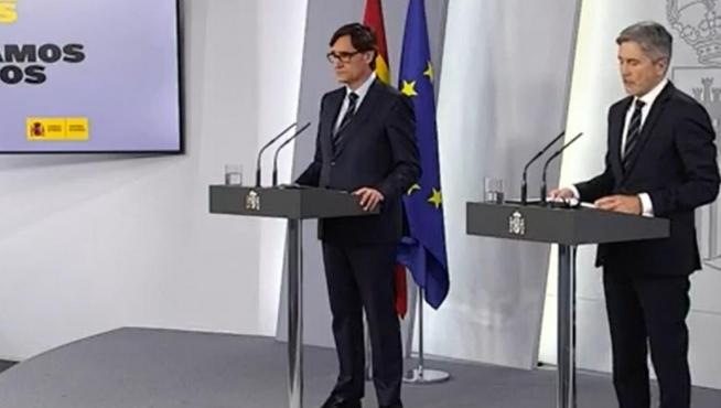Rueda de prensa desde La Moncloa