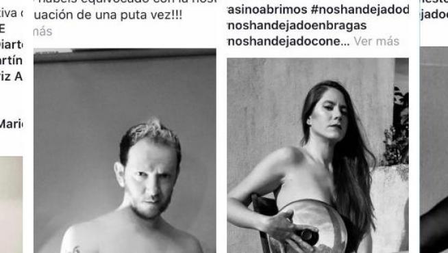 Cocineros aragoneses se suman al desafío de Koldo Royo y posan desnudos