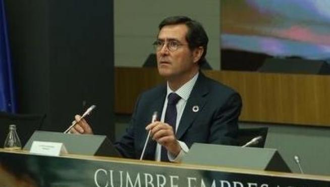 El presidente de la CEOE Antonio Garamendi.