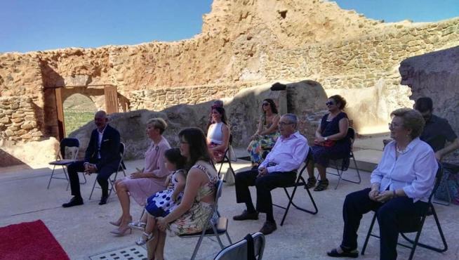 Gloria Serrano y Juan Carlos Gálvez celebraron su enlace civil en esta fortificación del siglo XIV