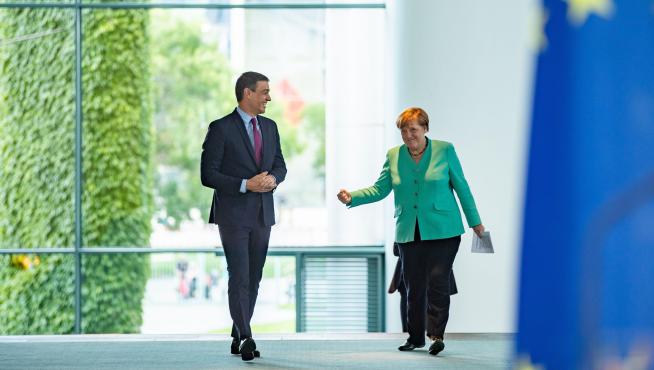 Encuentro entre Sánchez y Merkel en Berlín