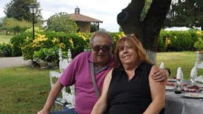 María Agustina Oliveros y su marido, Isaías Chueca.