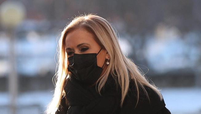 Llegada de Cristina Cifuentes a la Audiencia Nacional por el caso Máster