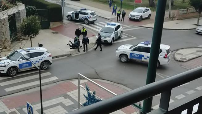 Detención de un joven en Ejea por agredir a un agente